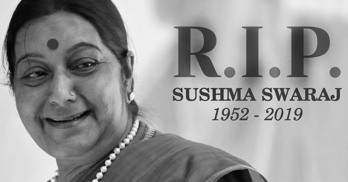 Bollywood Stars Mourn The Death Of Former Foreign Minister Sushma ...